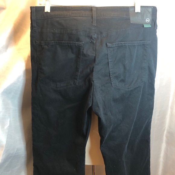 AG Adrienne Goldschmied green jeans. Black jean 32R . Callout - Picture 2 of 13